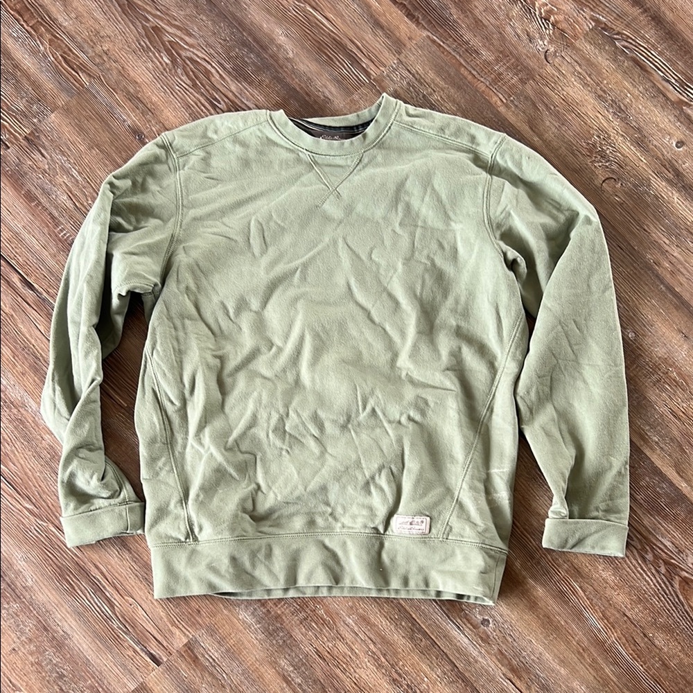 Eddie Bauer Green Crewneck Sweatshirt